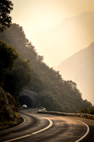 Driving in Yosemite